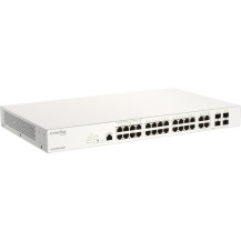 D-Link DBS-2000-28MP switch di rete Gestito L2 Gigabit Ethernet (10/100/1000) Grigio, Interruttore