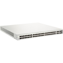 D-Link DBS-2000-52MP switch di rete Gestito L2 Gigabit Ethernet (10/100/1000) Supporto Power over Ethernet (PoE) Grigio, Interru