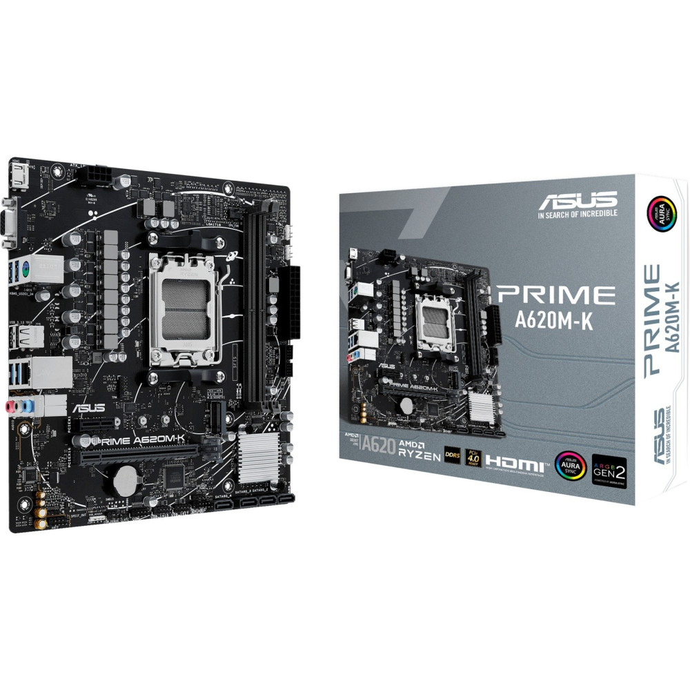 ASUS PRIME A620M-K AMD A620 Socket AM5 micro ATX, Scheda madre