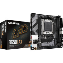 GIGABYTE B650I AX Scheda madre - AMD Ryzen serie 9000, VRM a 5+2+1 fasi, fino a 6400 MHz DDR5 (OC), 1xPCIe 4.0 M.2, LAN 2,5 GbE,