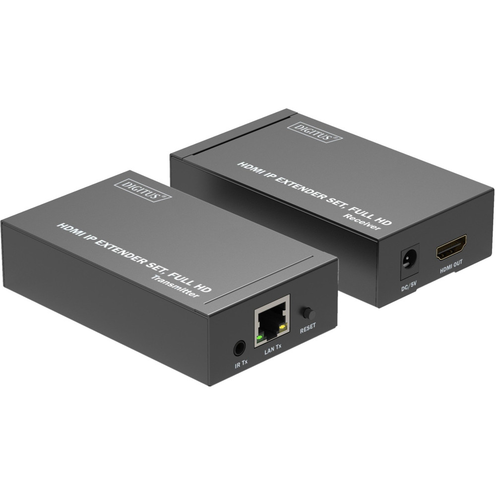Digitus Set di estensori HDMI IP, Estensione HDMI