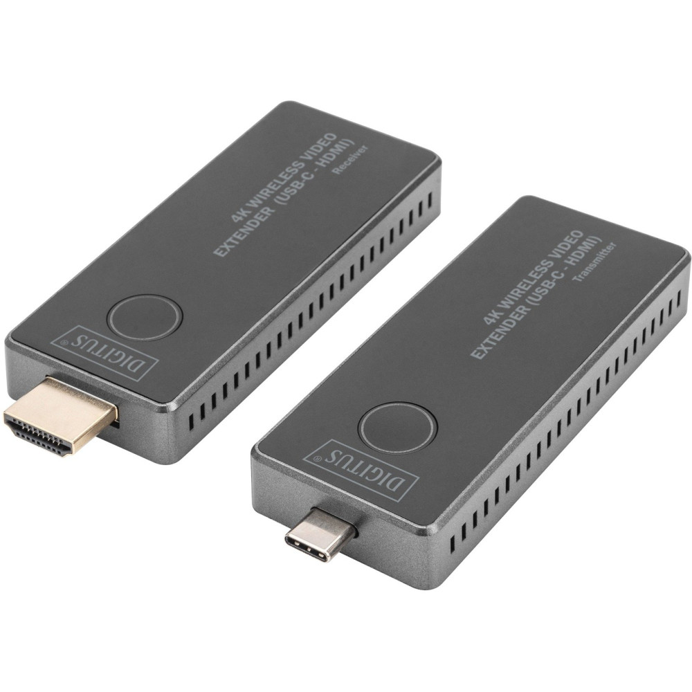 Digitus Extender video wireless 4K USB-C > HDMI, 30 metri, Estensione HDMI
