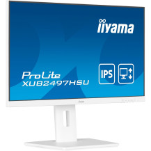 iiyama ProLite XUB2497HSU-W2 Monitor PC 60,5 cm (23.8") 1920 x 1080 Pixel Full HD LED Bianco, Monitor LED