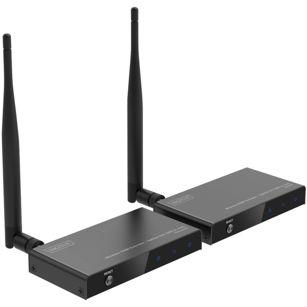 Digitus Set extender/divisore video wireless HDMI > HDMI, 100 metri, Estensione HDMI