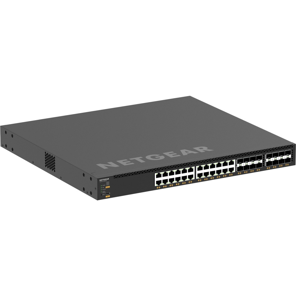 Netgear M4350-24X8F8V Gestito L3 10G Ethernet (100/1000/10000) Supporto Power over Ethernet (PoE) 1U Nero, Interruttore