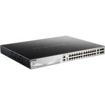 D-Link DGS-3130-30PS/E switch di rete Gestito L3 Gigabit Ethernet (10/100/1000) Supporto Power over Ethernet (PoE) Grigio, Inter