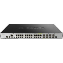 D-Link DGS-3630-28TC switch di rete Gestito L3 Gigabit Ethernet (10/100/1000) 1U Nero, Interruttore