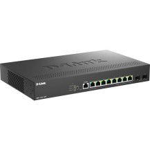 D-Link DMS-1250-10SP/E switch di rete Gestito 2.5G Ethernet (100/1000/2500) Supporto Power over Ethernet (PoE) Nero, Interruttor