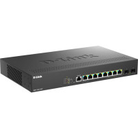 D-Link DMS-1250-10SP/E switch di rete Gestito 2.5G Ethernet (100/1000/2500) Supporto Power over Ethernet (PoE) Nero, Interruttor