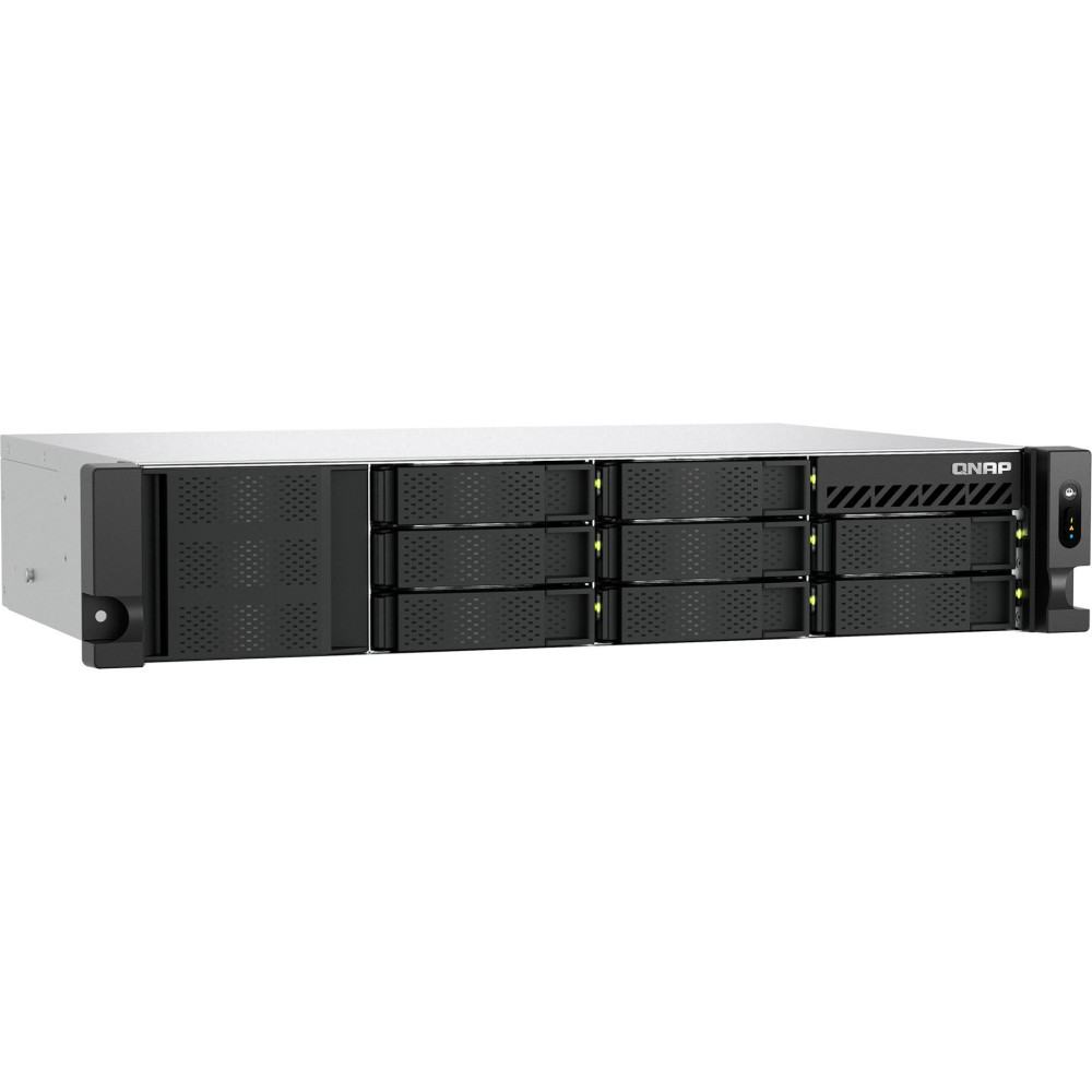 QNAP TS-855EU-8G server NAS e di archiviazione Armadio (2U) Intel Atom® C5125 8 GB DDR4 0 TB QuTS hero Nero