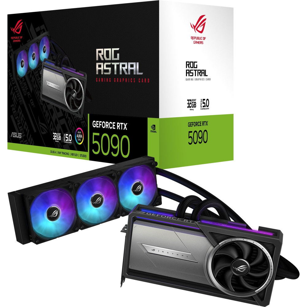 ASUS ROG Astral - -LC-RTX5090-32G-GAMING NVIDIA GeForce RTX 5090 32 GB GDDR7, Scheda grafica
