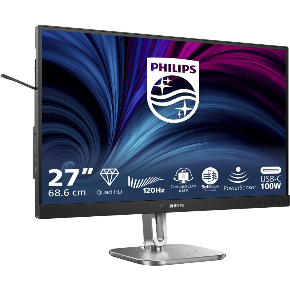 Philips 27B2U4601/00 Monitor PC 68,6 cm (27") 2560 x 1440 Pixel Quad HD LCD Grigio, Monitor LED