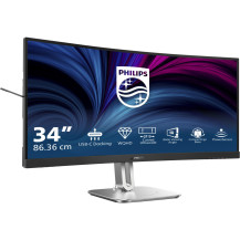 Philips Serie 5000 34B2U5600C/00 Monitor PC 86,4 cm (34") 3440 x 1440 Pixel Dual QHD LCD Grigio, Monitor LED