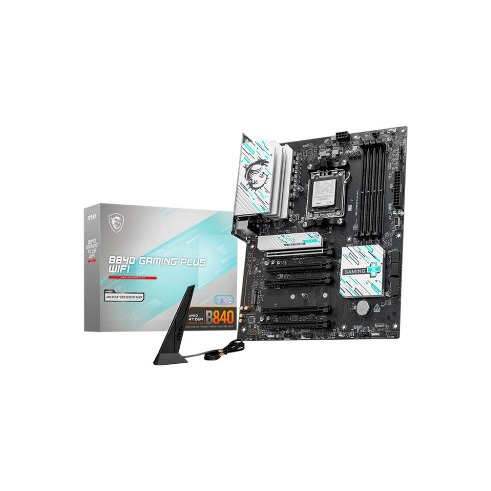 MSI B840M GAMING PLUS WIFI6E scheda madre AMD B840 Socket AM5 micro ATX