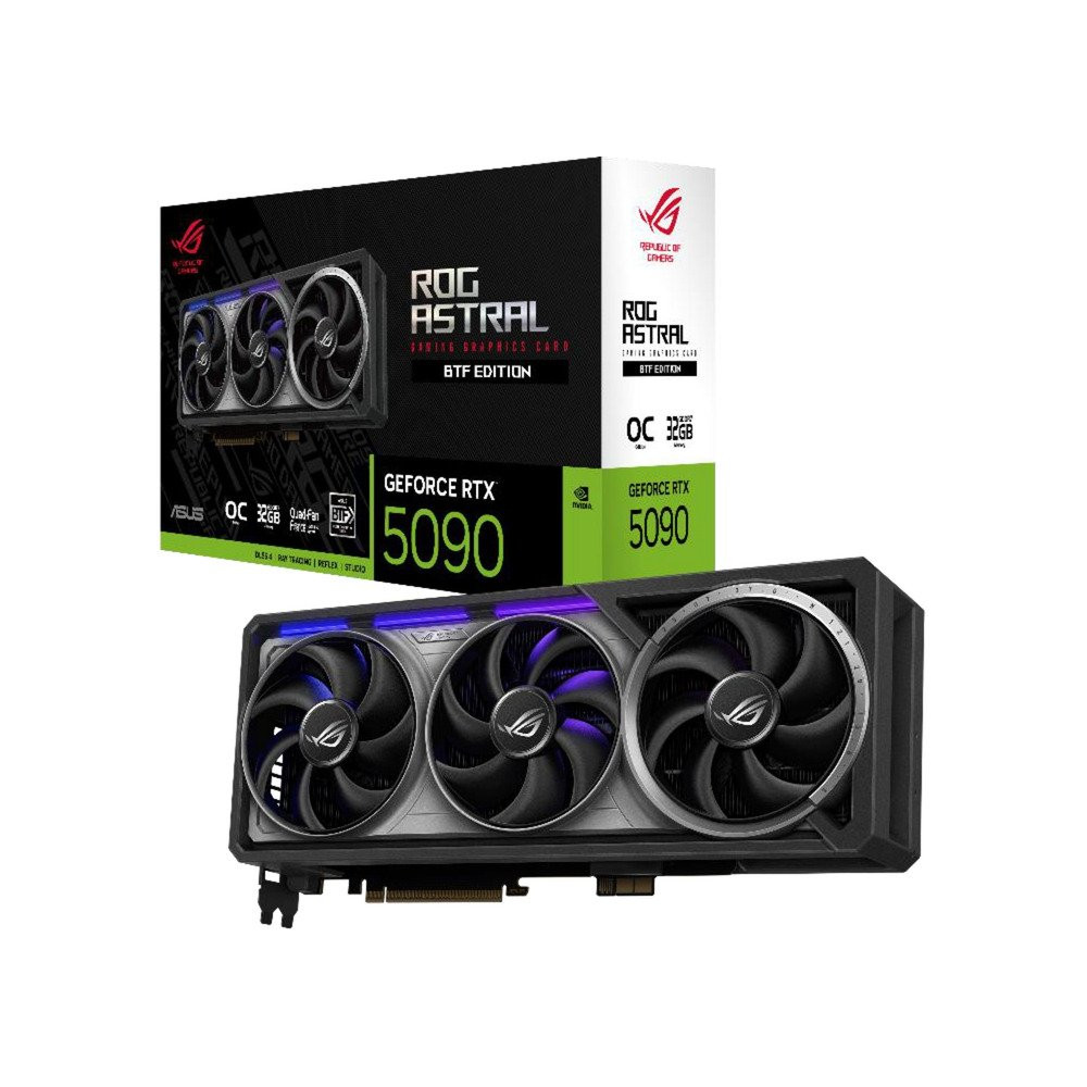 ASUS ROG Astral - -RTX5090-O32G-BTF-GAMING NVIDIA GeForce RTX 5090 32 GB GDDR7, Scheda grafica