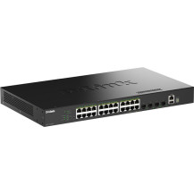 D-Link DGS-1530-28P/E switch di rete Gestito L2 Gigabit Ethernet (10/100/1000) Supporto Power over Ethernet (PoE) Nero, Interrut