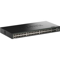 D-Link DGS-1530-52/E switch di rete Gestito L2 Gigabit Ethernet (10/100/1000) Nero, Interruttore