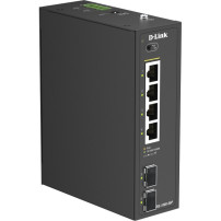 D-Link DIS-100G-06P switch di rete Non gestito L2 Gigabit Ethernet (10/100/1000) Supporto Power over Ethernet (PoE) DIN rail Ner
