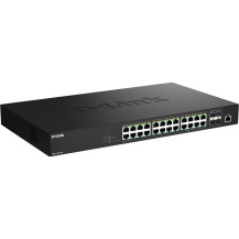 D-Link DMS-1250-28P/E switch di rete Gestito L2 2.5G Ethernet (100/1000/2500) Supporto Power over Ethernet (PoE) Nero, Interrutt