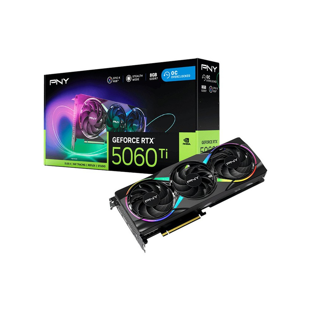PNY GeForce RTX 5060 Ti ARGB OC 8GB, Scheda grafica