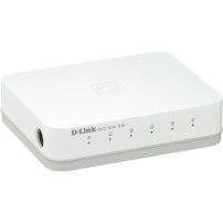 D-Link GO-SW-5G Non gestito Gigabit Ethernet (10/100/1000) Bianco, Interruttore