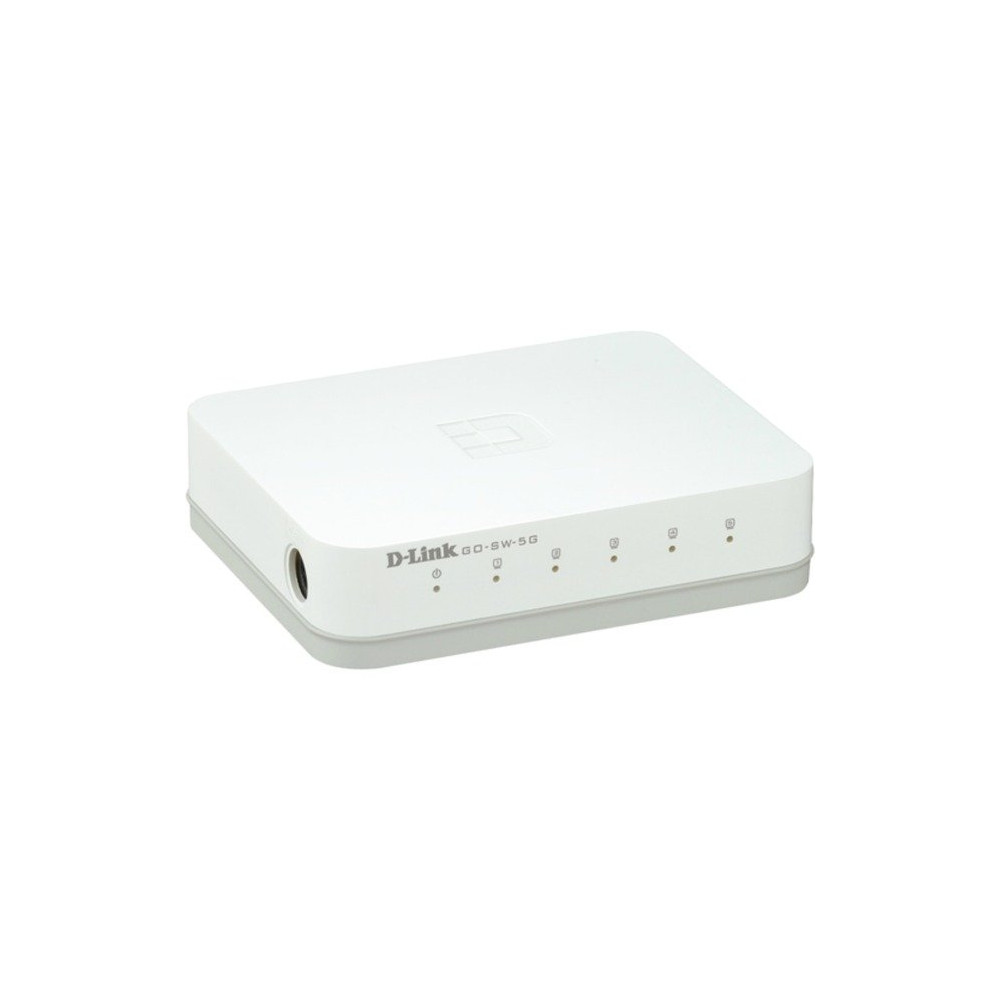 D-Link GO-SW-5G Non gestito Gigabit Ethernet (10/100/1000) Bianco, Interruttore