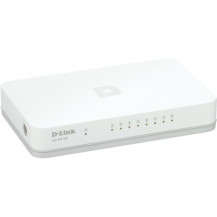 D-Link GO-SW-8G/E switch di rete Non gestito Gigabit Ethernet (10/100/1000) Bianco, Interruttore