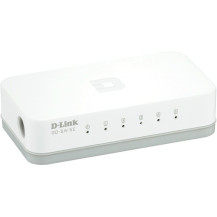 D-Link GO-SW-5E/E switch di rete Non gestito Fast Ethernet (10/100) Bianco, Interruttore