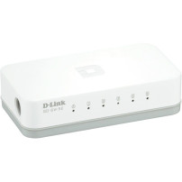 D-Link GO-SW-5E/E switch di rete Non gestito Fast Ethernet (10/100) Bianco, Interruttore
