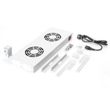 Digitus Unità di ventilazione sul soffitto per un'installazione variabile da 483 mm (19"), Modulo fan