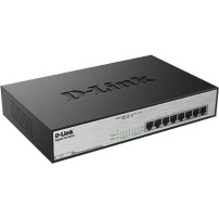 D-Link DGS-1008MP switch di rete Non gestito Gigabit Ethernet (10/100/1000) Supporto Power over Ethernet (PoE) 1U Nero, Interrut