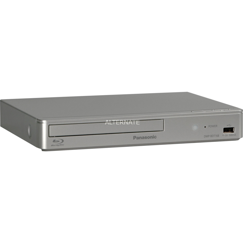 Panasonic DMP-BDT168EG lettore DVD/Blu-ray Lettore Blu-Ray Compatibilità 3D Argento