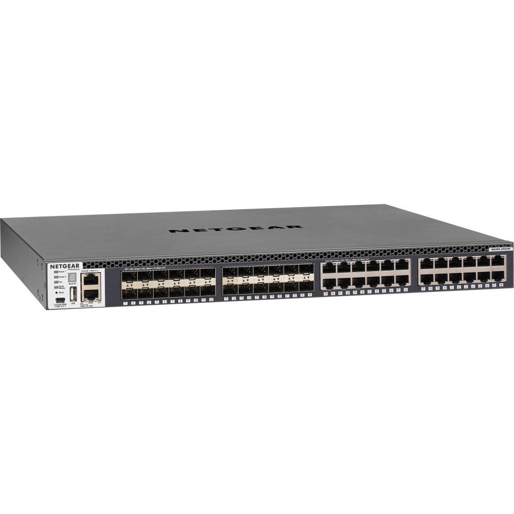 Netgear M4300-24X24F/US/EMEA Gestito 10G Ethernet (100/1000/10000) 1U Grigio, Interruttore