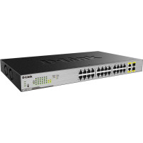 D-Link DGS-1026MP switch di rete Non gestito Gigabit Ethernet (10/100/1000) Supporto Power over Ethernet (PoE) Nero, Grigio, Int