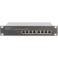 Digitus Switch Gigabit Ethernet PoE 8 porte 10'', Interruttore