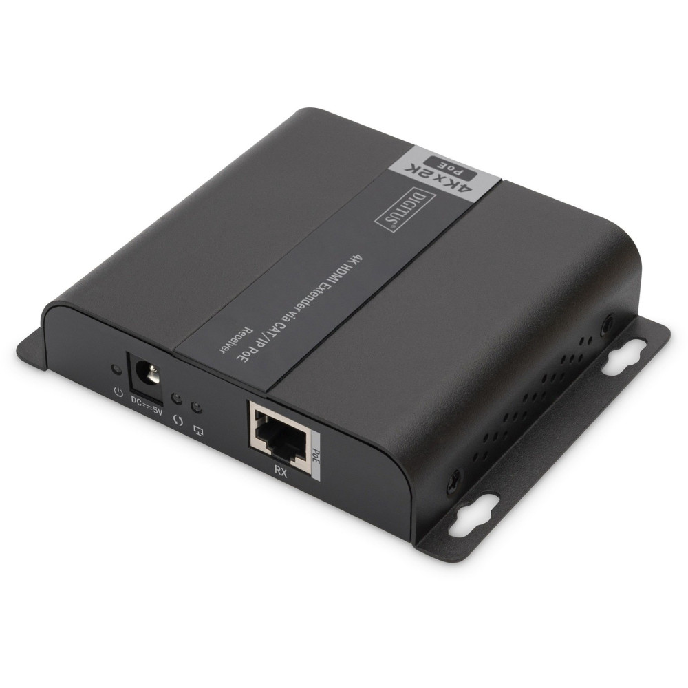 Digitus DS-55125 moltiplicatore AV Ricevitore AV Nero, Estensione HDMI