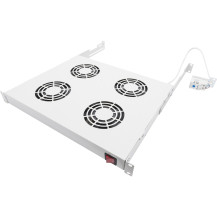 Digitus Unità di ventilazione sul soffitto per un'installazione variabile da 483 mm (19"), Modulo fan