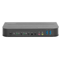 Digitus Switch KVM, 2 porte, 4K60Hz, 2 x DP in, 1 x DP/HDMI out