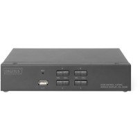 Digitus Switch KVM, 4 porte, schermo singolo 4K, HDMI®
