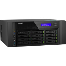 QNAP TS-h1290FX NAS Tower EPYC 7232P 64 GB DDR4 0 TB QuTS hero Nero