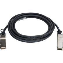 QNAP CAB-NIC40G30M-QSFP cavo InfiniBand e in fibra ottica 3 m QSFP+ Nero
