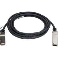 QNAP CAB-NIC40G30M-QSFP cavo InfiniBand e in fibra ottica 3 m QSFP+ Nero