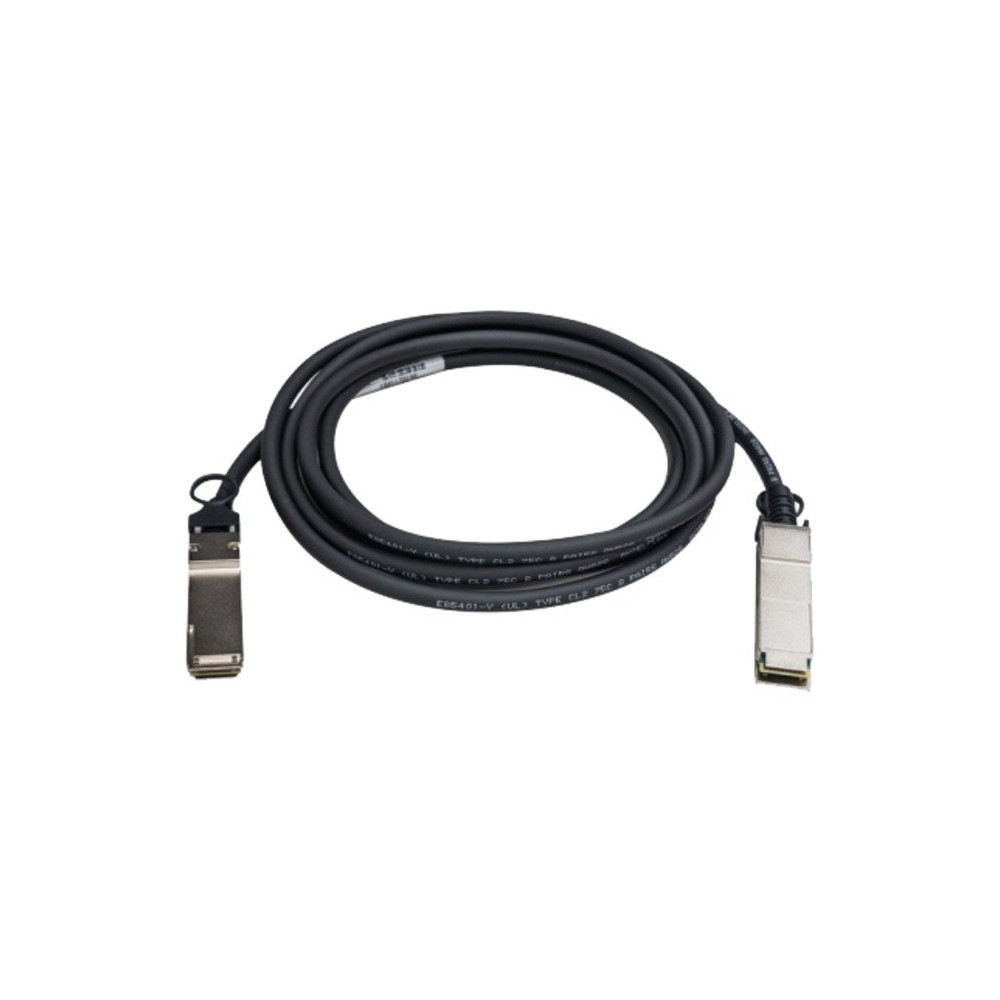 QNAP CAB-NIC40G30M-QSFP cavo InfiniBand e in fibra ottica 3 m QSFP+ Nero