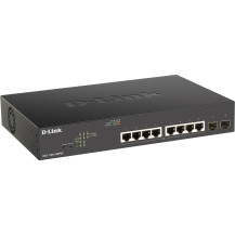 D-Link DGS-1100-10MPV2 Gestito L2 Gigabit Ethernet (10/100/1000) Supporto Power over Ethernet (PoE) 1U Nero, Interruttore