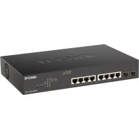 D-Link DGS-1100-10MPV2 Gestito L2 Gigabit Ethernet (10/100/1000) Supporto Power over Ethernet (PoE) 1U Nero, Interruttore