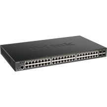 D-Link DGS-1250-52XMP Gestito L3 Supporto Power over Ethernet (PoE) Nero, Interruttore