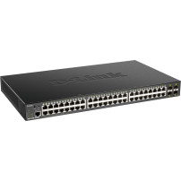 D-Link DGS-1250-52XMP Gestito L3 Supporto Power over Ethernet (PoE) Nero, Interruttore