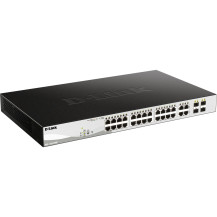 D-Link DGS-1250-28XMP Gestito L3 Gigabit Ethernet (10/100/1000) Supporto Power over Ethernet (PoE) Nero, Interruttore
