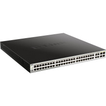 D-Link DGS-1210-52MP Gestito L2 Gigabit Ethernet (10/100/1000) Supporto Power over Ethernet (PoE) Nero, Grigio, Interruttore