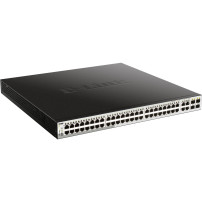 D-Link DGS-1210-52MP Gestito L2 Gigabit Ethernet (10/100/1000) Supporto Power over Ethernet (PoE) Nero, Grigio, Interruttore